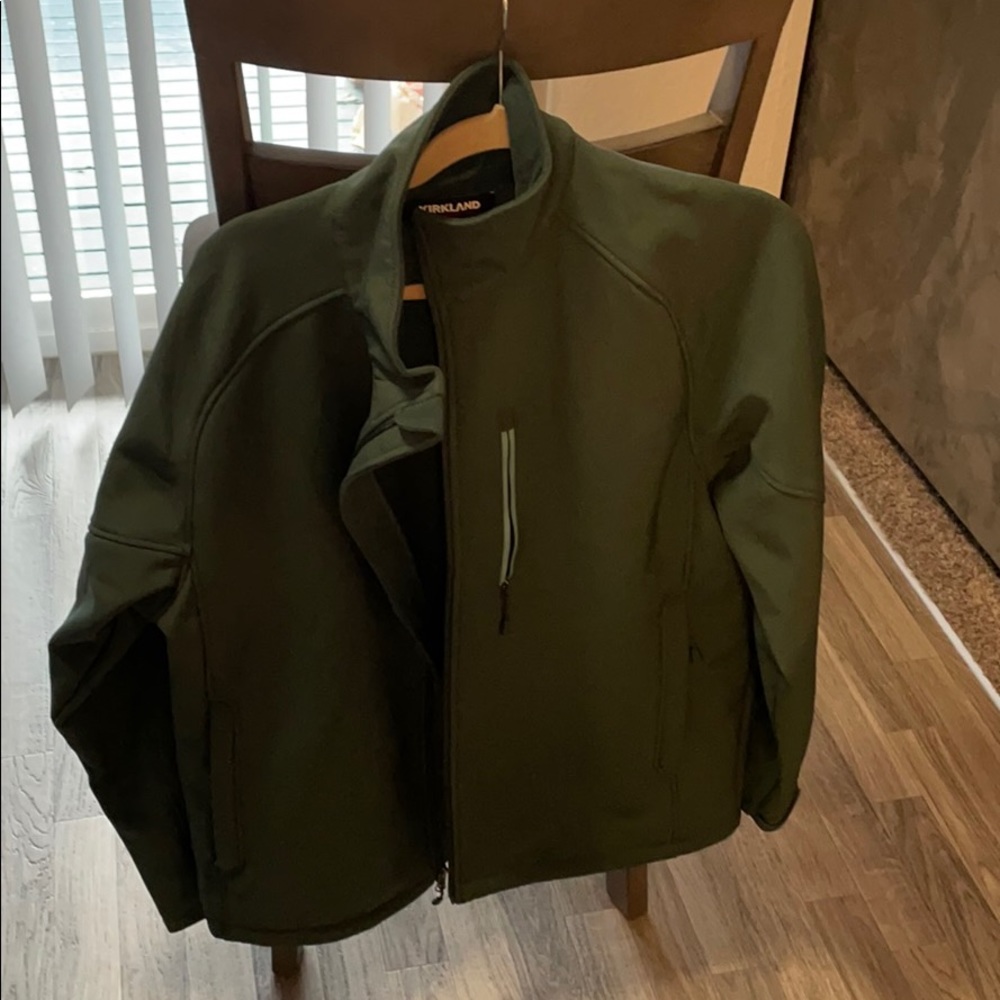 Dark Green Kirkland Brand Jacket